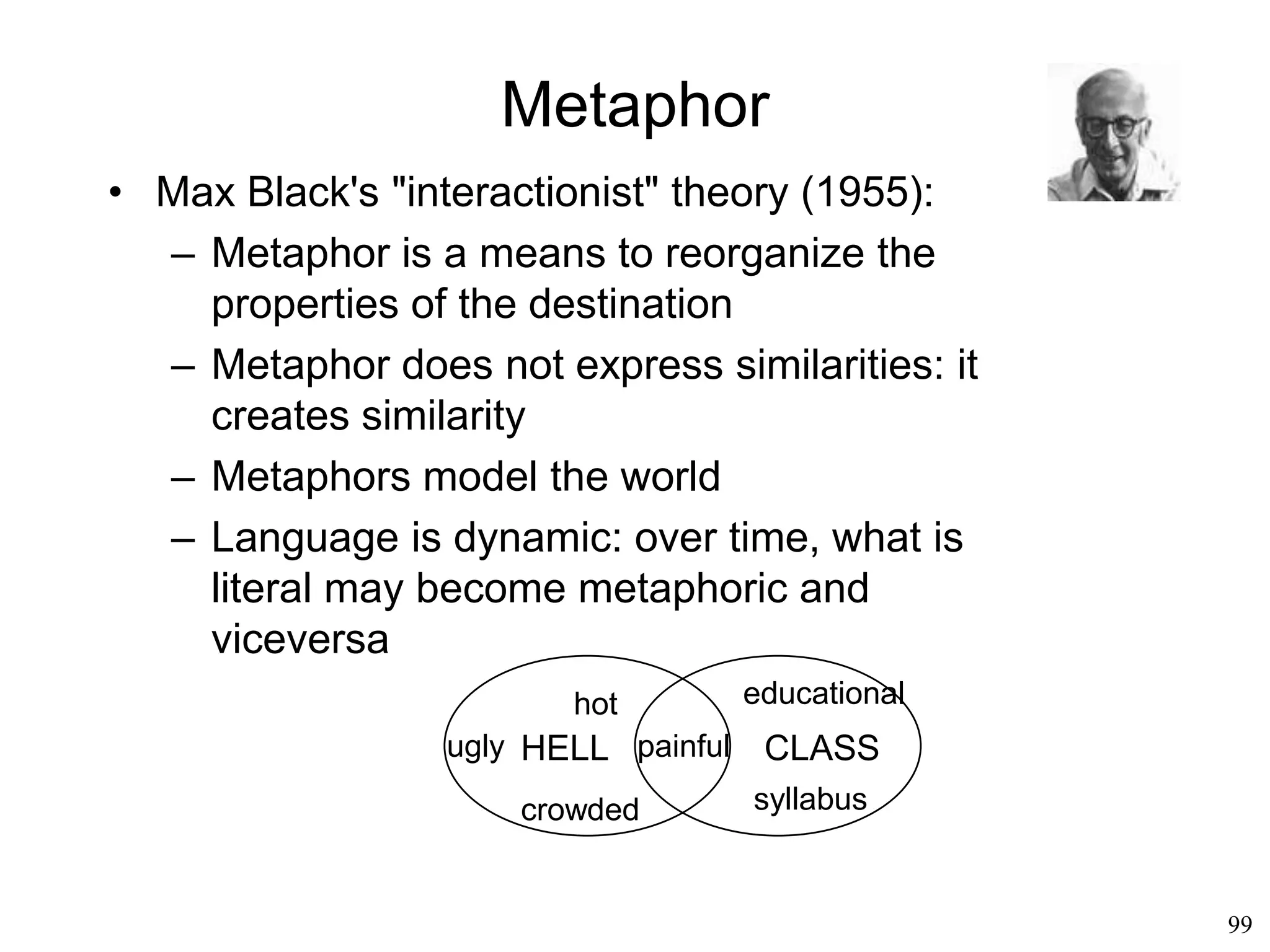 99
Semiotics
• Ferdinand DeSaussure (1913)
 