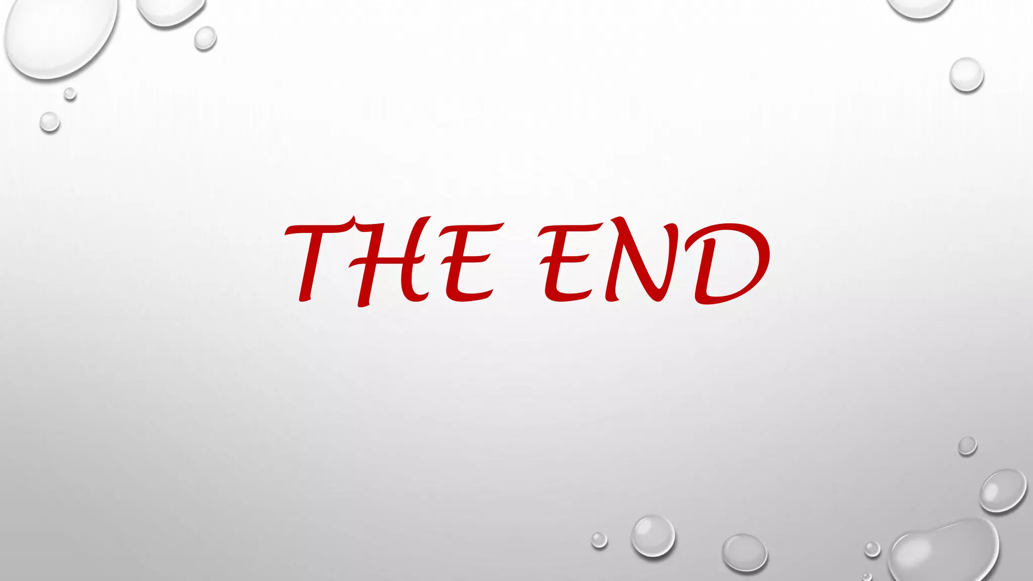 THE END
 