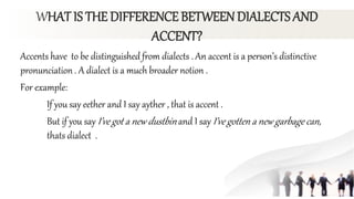 LANGUAGE.ppt dialect vs language reporting | PPT
