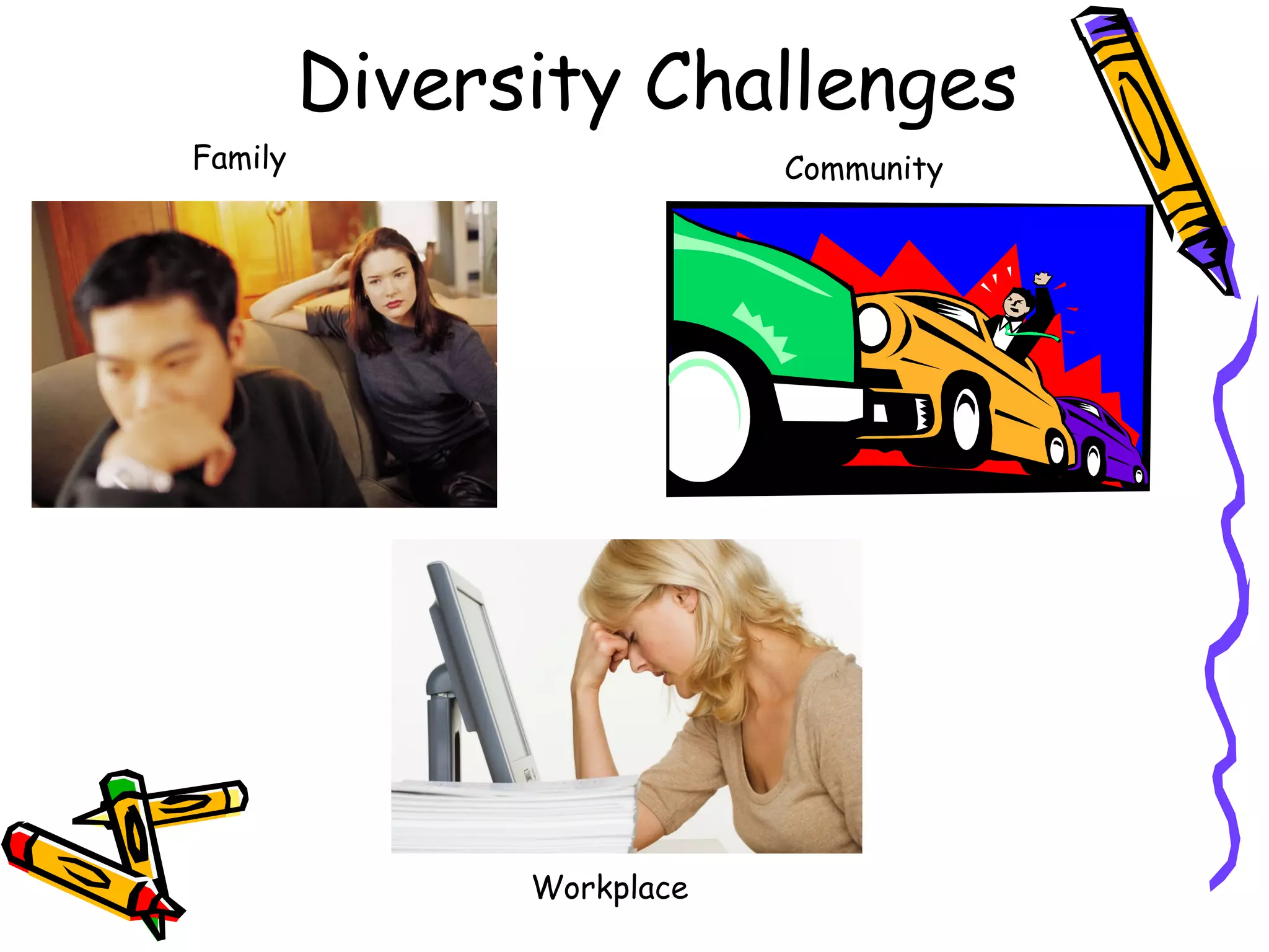 Diversity Challenges Family Community Workplace 
