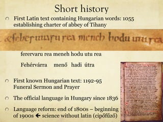 Hungarian Language | PDF