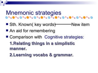 Language Learning Strategies | PPT