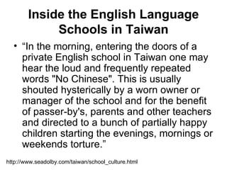 Language Policy In Taiwan | PPT