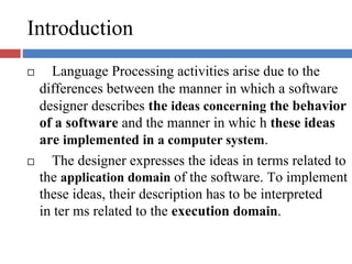 Language processors | PDF