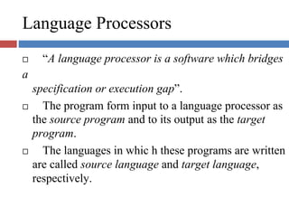 Language processors