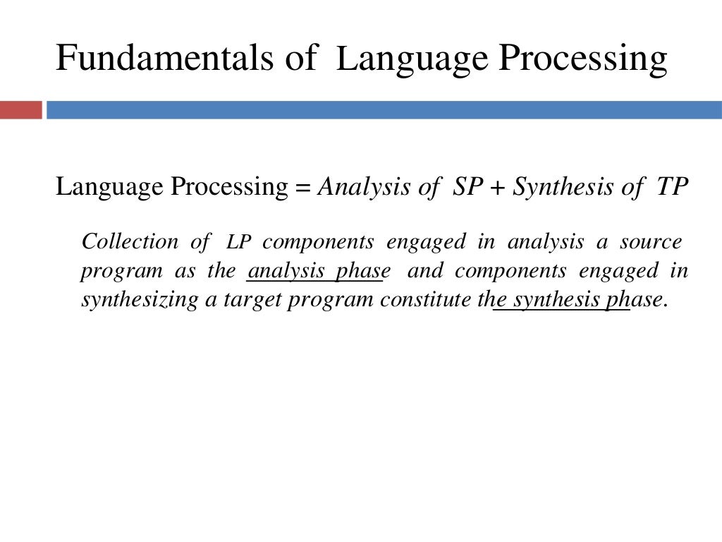 Language processors