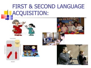 FIRST & SECOND LANGUAGE ACQUISITION: 