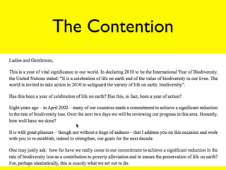The Contention
 