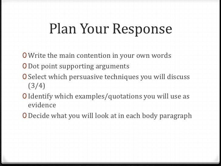 Write argument analysis essay