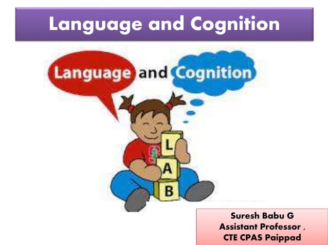 Language and cognition | PPT