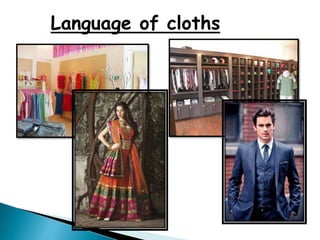 Language of cloths