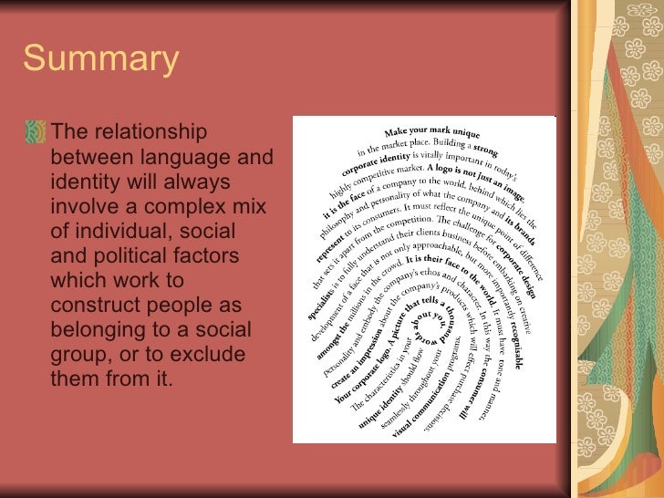 Language And Identity 1 Language And Identity 1
