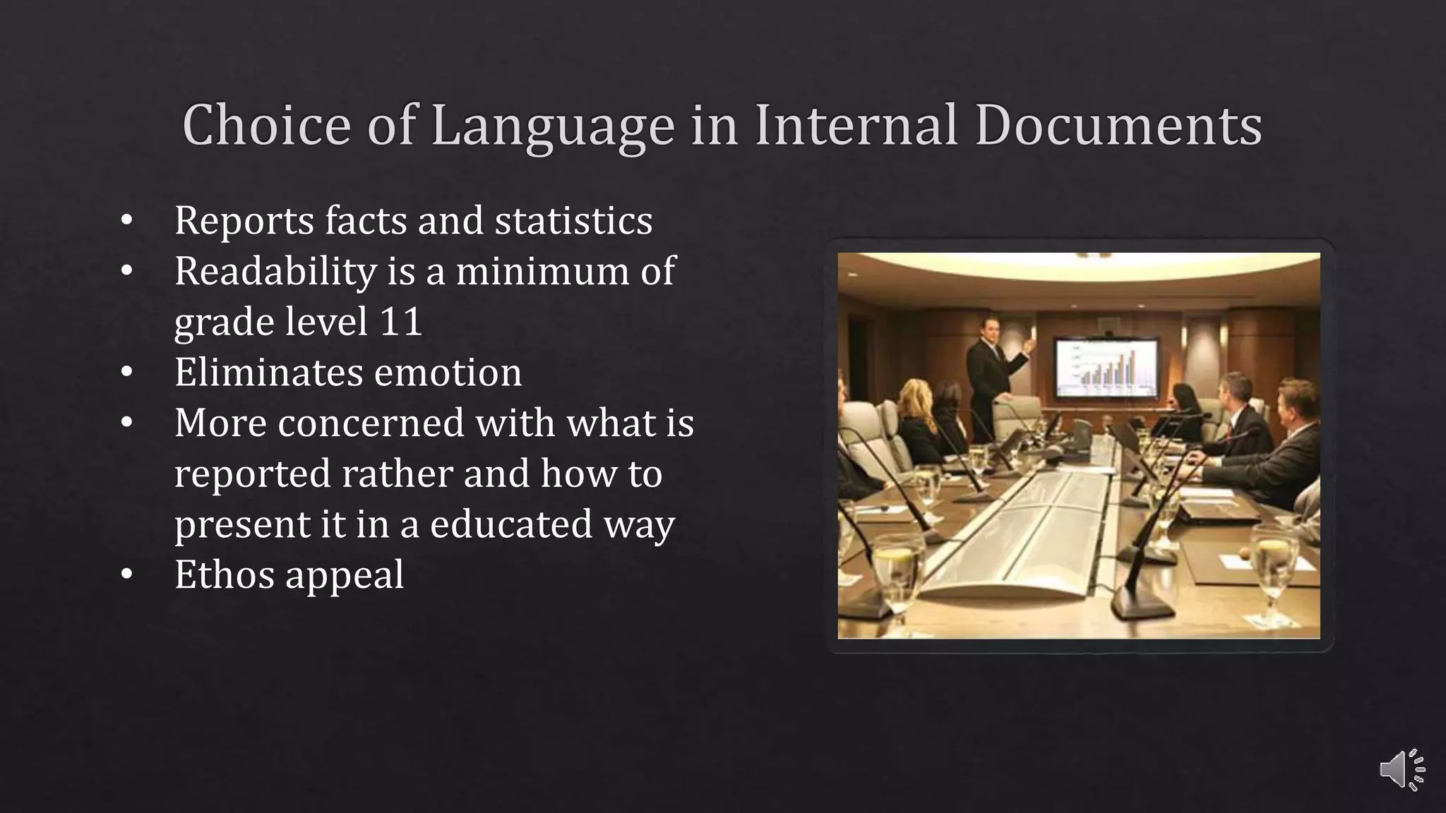 • Reports facts and statistics
• Readability is a minimum of
grade level 11
• Eliminates emotion
• More concerned with what is
reported rather and how to
present it in a educated way
• Ethos appeal
 