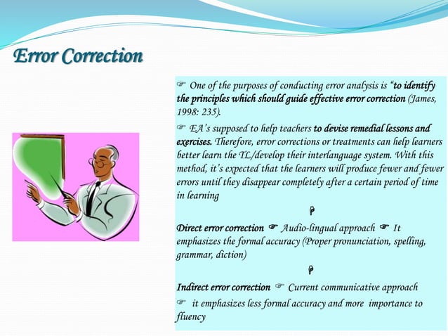 Language and linguistics error analysis | PPTX