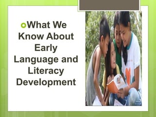 Language and literacy | PPTX | Parenting Babies and Toddlers | Parenting