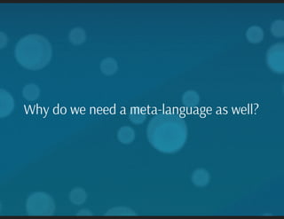 Language and Meta-language for Enterprise Architecture