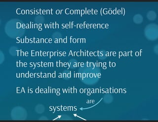 Language and Meta-language for Enterprise Architecture