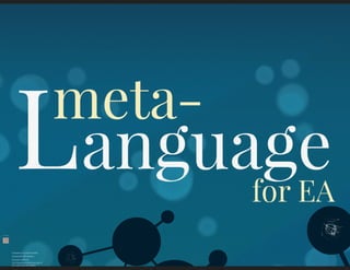 Language and Meta-language for Enterprise Architecture
