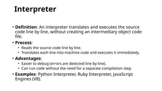 Language Machine Interpreter language and processors.pptx By Dr.Mamoona Anam | PPTX