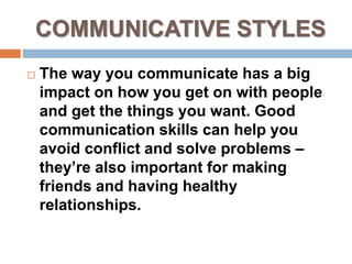 Communicative Styles | PPT