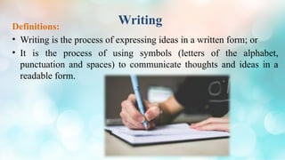 Generic Writing Meaning Language Definition and Academic Writing .pptx