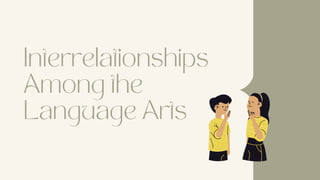 Interrelationships
Among the
Language Arts
 