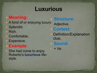 vocabulary workshop | PPTX