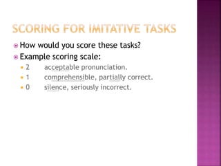 Comprehensibility Scale Language Assessment - Assessing Speaking byEFL Learners | PPTX