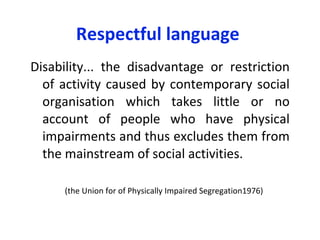 Respectitful Language The Power of Language | PPT