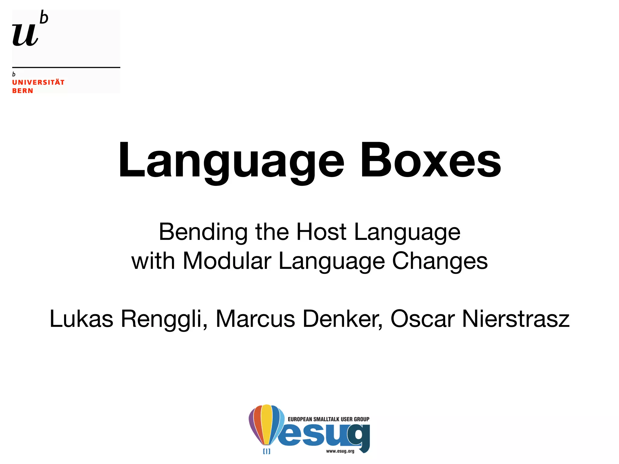 Language Boxes — Bending the Host Language with Modular Language ...