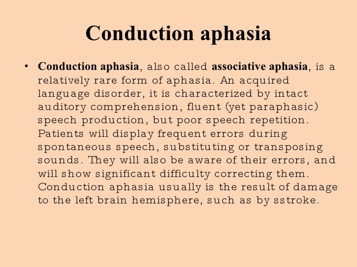 What Is The Classical Explanation For Conduction Aphasia? – TXFPO