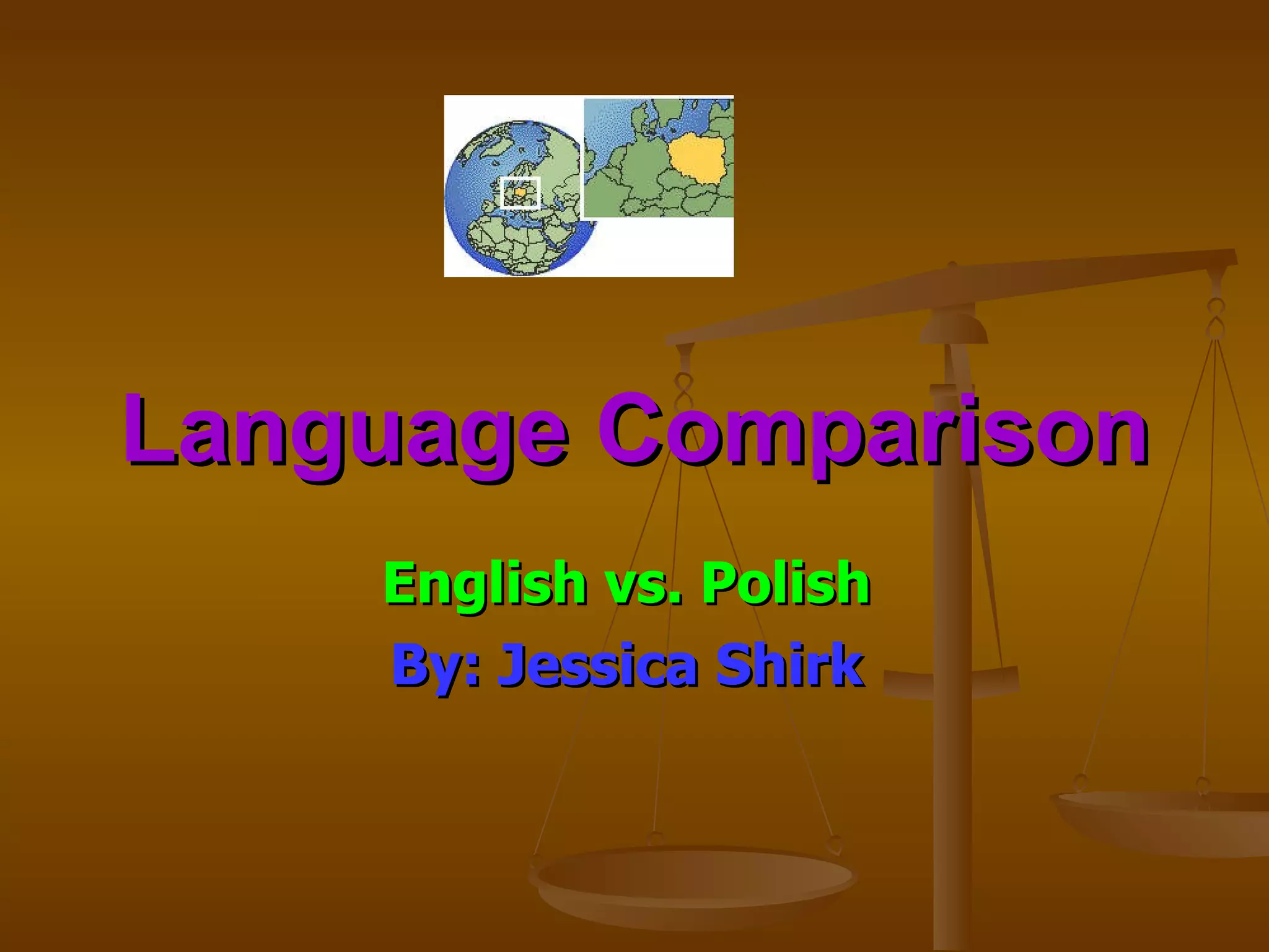 Language comparison power point | PPT