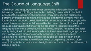 Language Contact slides for sociololinguistics | PPTX
