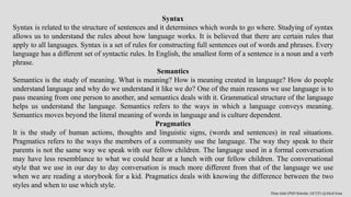 Language development | PPT