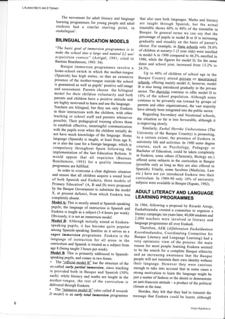 Language education in the basque country (2000)