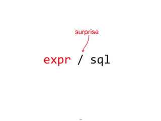 expr sql/
108
surprise
 
