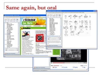 Same again, but oral 