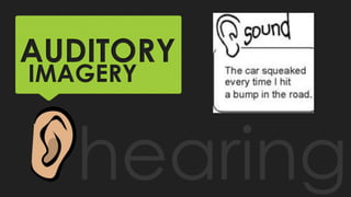 AUDITORY
IMAGERY
 
