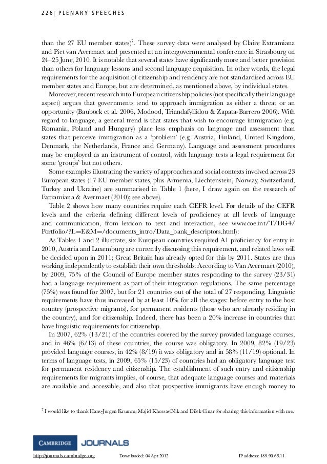 language and identity essay
