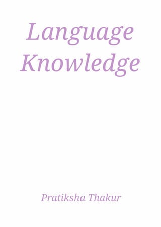 Language Knowledge