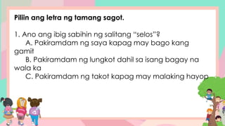 Sentido Tagalog Understanding Emotions and Environmental Care Through Filipino Language ...