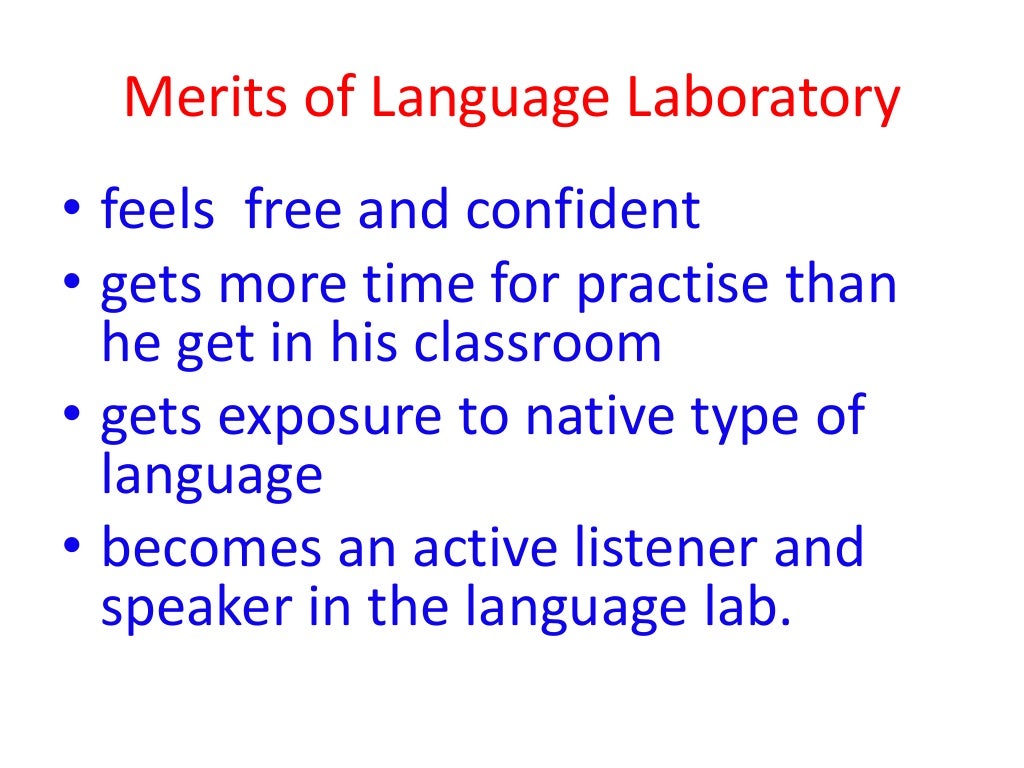 Language laboratory 1