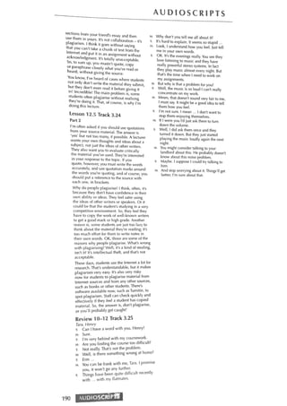 Language Leader Coursebook Upper-Intermediate Audio Scripts 1