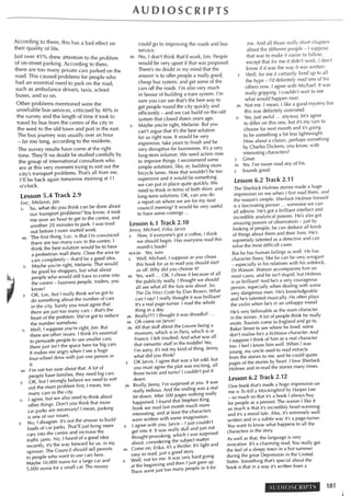 Language Leader Coursebook Upper-Intermediate Audio Scripts 1