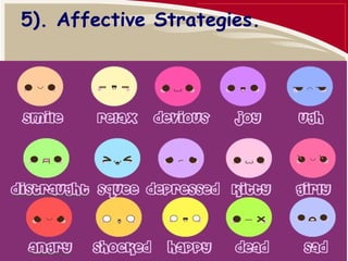 5). Affective Strategies. 
 