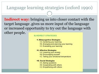 Language learning strategies | PPTX