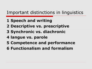 Language _linguistics | PPT