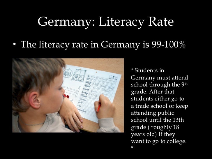 Language literacy rates and cultures in europe