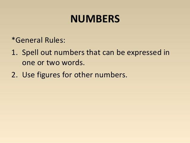 writing out numbers essay Using numbers, writing lists the advice proffered here is meant primarily for standard academic prose to avoid confusion by running numbers together, combine words and numerals when one number follows another generally, write out the shorter number. writing out numbers essay Using numbers, writing lists the advice proffered here is meant primarily for standard academic prose to avoid confusion by running numbers together, combine words and numerals when one number follows another generally, write out the shorter number.