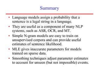 Language models